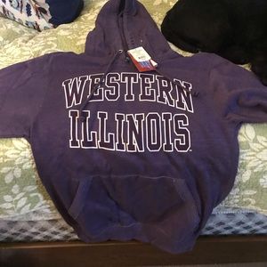 BNWT small Western Illinois University sweatshirt